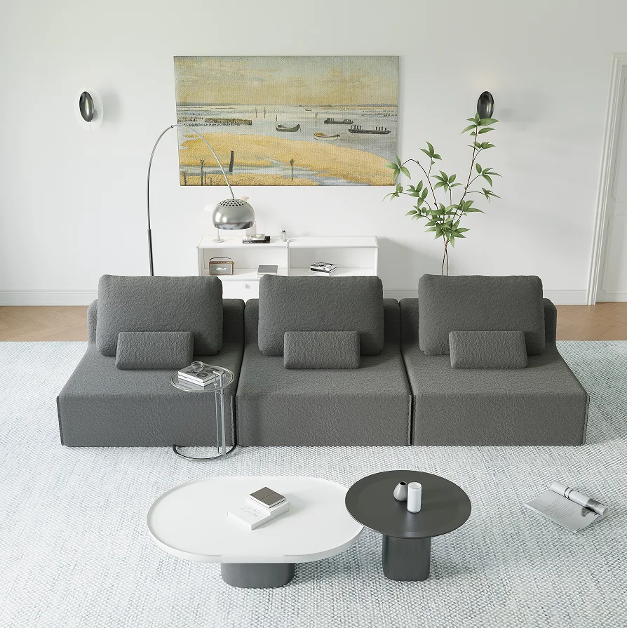 !@Oversized Modular Sectional Sofa Luxury Boucle Eco-Friendly Apartment Convertible Compressed Floor Couch Set
!@Oversized Modular Sectional Sofa Luxury Boucle Eco-Friendly Apartment Convertible Compressed Floor Couch Set