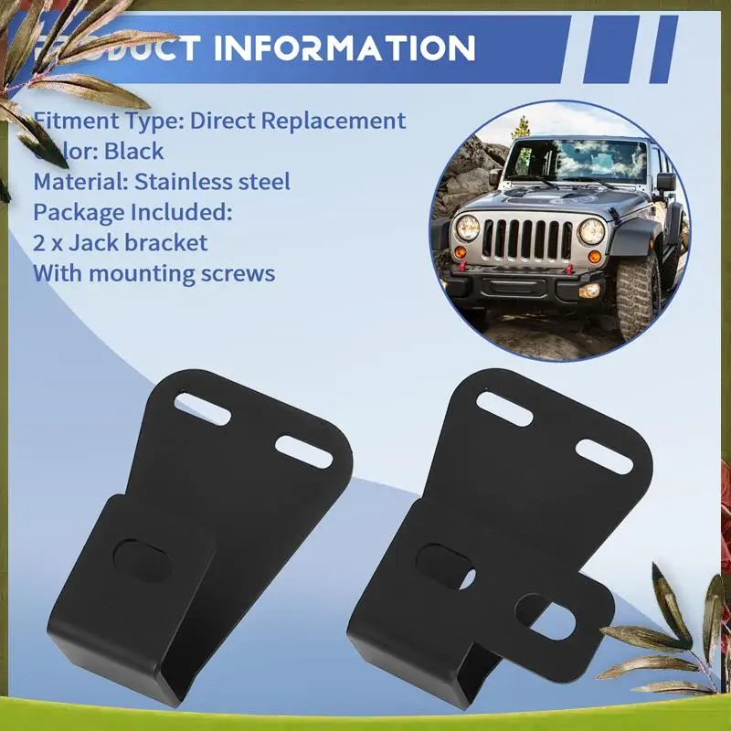 Portable High Lift Jack Mount Hinge Mounting Hood Bracket Jack For Jeep Wrangler CJ 1944-1986 / YJ 1987-1995 / TJ 1997-2006 (Pai
Portable High Lift Jack Mount Hinge Mounting Hood Bracket Jack For Jeep Wrangler CJ 1944-1986 / YJ 1987-1995 / TJ 1997-2006 (Pai