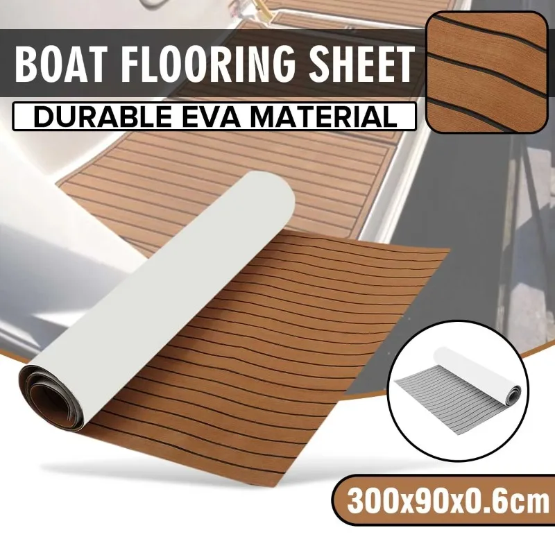 Pad Boat Decking Decor Mat Self-Adhesive EVA Foam Marine Boat Yacht Flooring 3000x900x6mm Faux Teak Decking Sheet
Pad Boat Decking Decor Mat Self-Adhesive EVA Foam Marine Boat Yacht Flooring 3000x900x6mm Faux Teak Decking Sheet