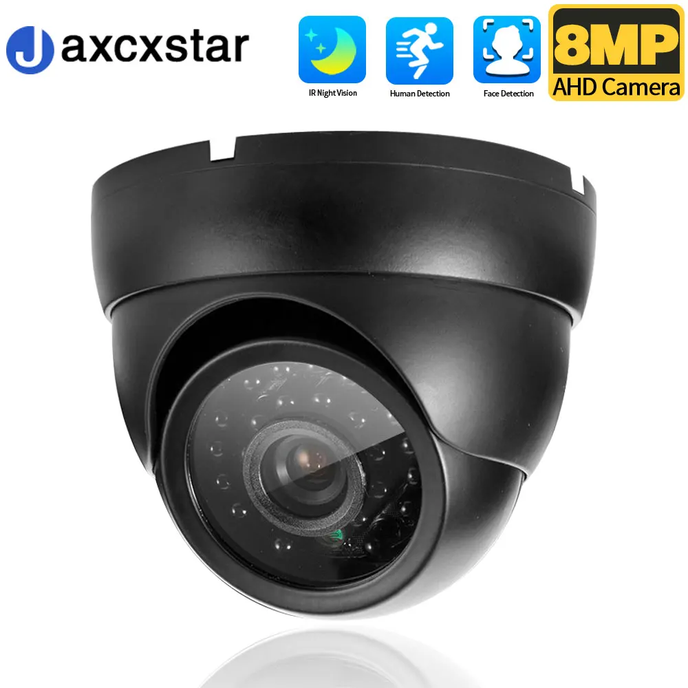 4K Black Dome AHD Camera CCTV Security Surveillance Outdoor Waterproof 5MP 8MP CVI TVI Infrared Night Vision Home BNC Camera
4K Black Dome AHD Camera CCTV Security Surveillance Outdoor Waterproof 5MP 8MP CVI TVI Infrared Night Vision Home BNC Camera