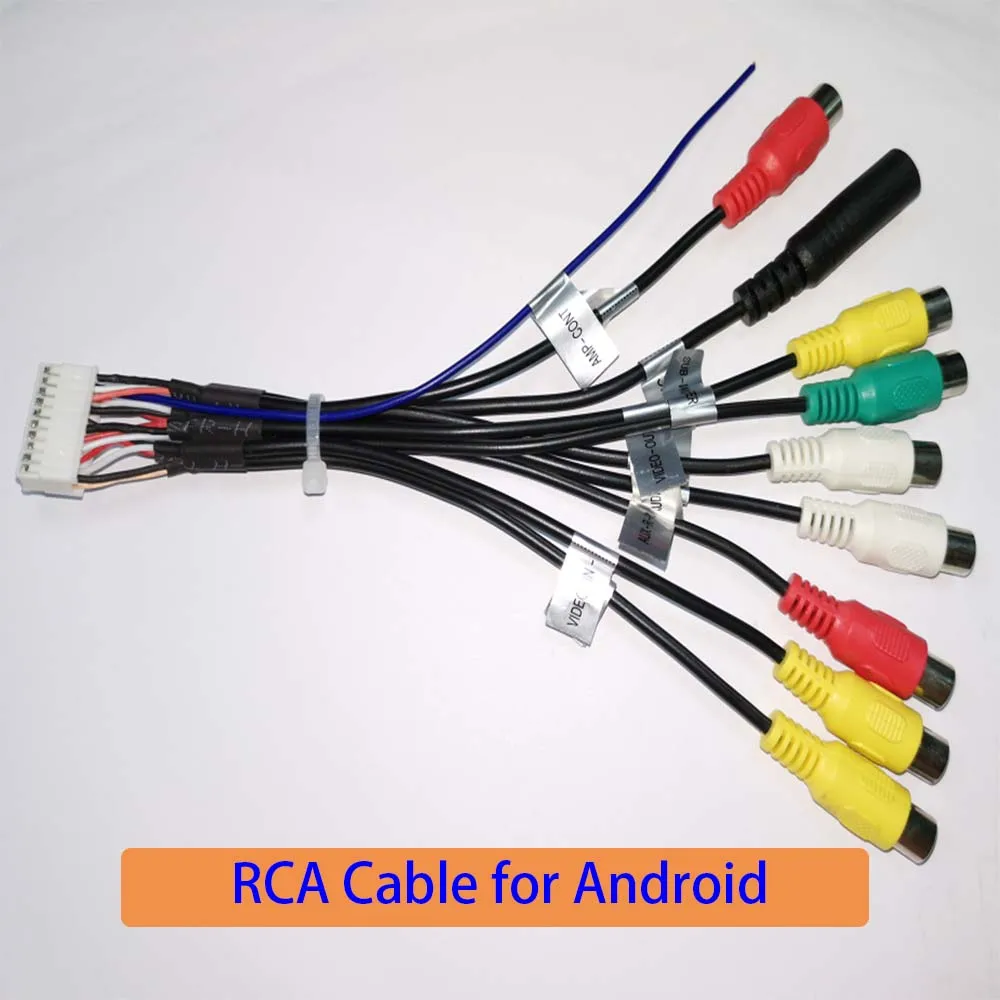 Автомобильные аксессуары для радиоприемника Android, выходной провод RCA, внешний адаптер, универсальный кабель 9Pin
Автомобильные аксессуары для радиоприемника Android, выходной провод RCA, внешний адаптер, универсальный кабель 9Pin