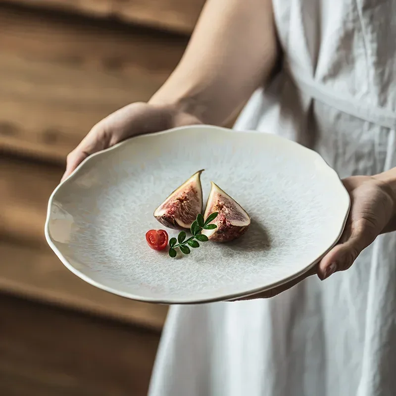 Cloud Flash Tableware Series Retro Ceramic Creative Special-shaped Home Vegetable Plate Western Plate Steak
Cloud Flash Tableware Series Retro Ceramic Creative Special-shaped Home Vegetable Plate Western Plate Steak