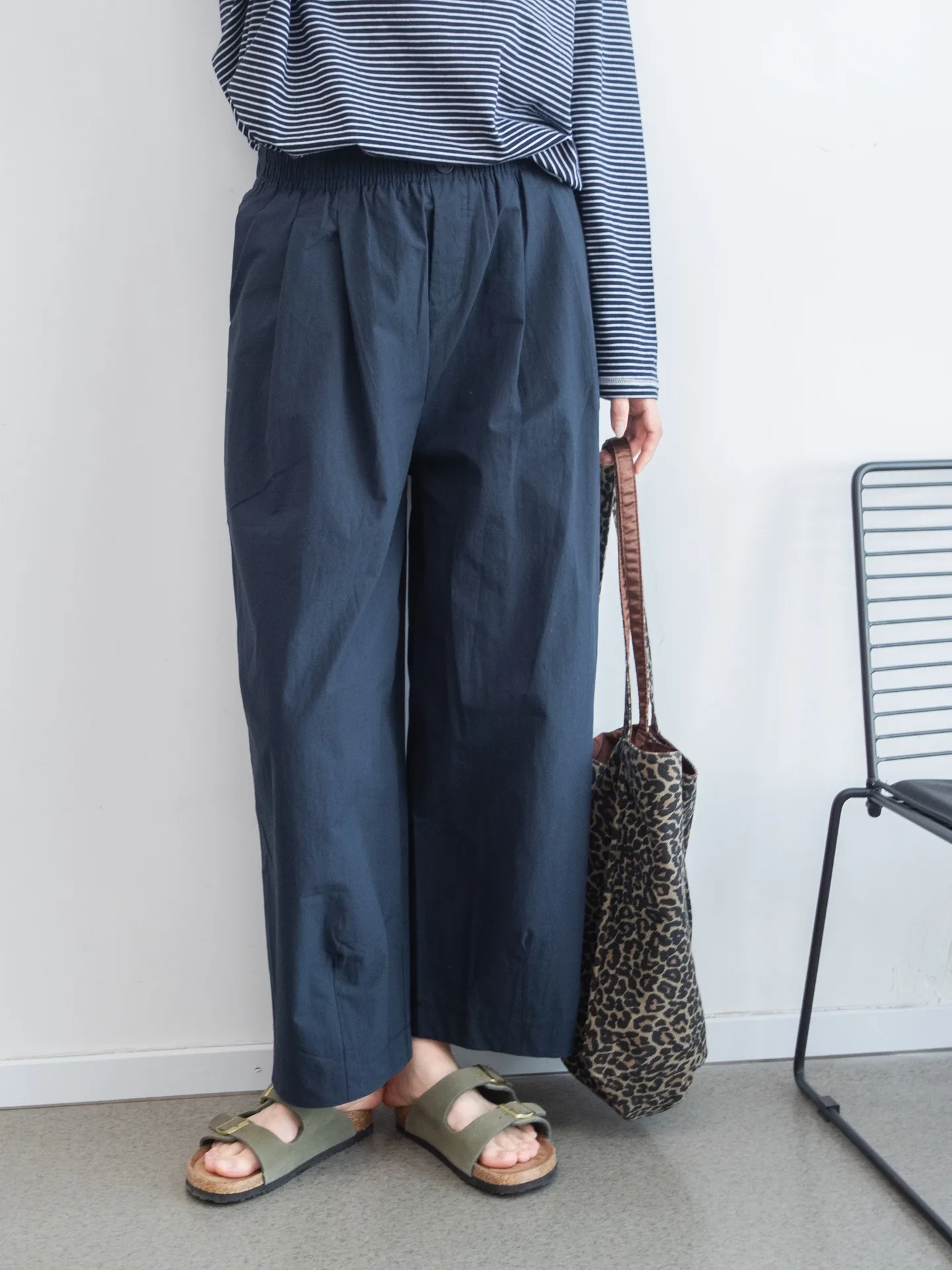 High Waist Wide Leg Pants Women's Loose Straight Nine Points Comfortable k Blue Casual Cotton Blend Non-Stretch
High Waist Wide Leg Pants Women's Loose Straight Nine Points Comfortable k Blue Casual Cotton Blend Non-Stretch