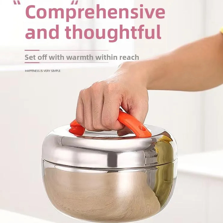 Double-Layered Stainl Steel Insulated Lunch Box -aped Portable Meal Container for Students Simple Design Metal Mate...
Double-Layered Stainl Steel Insulated Lunch Box -aped Portable Meal Container for Students Simple Design Metal Mate...