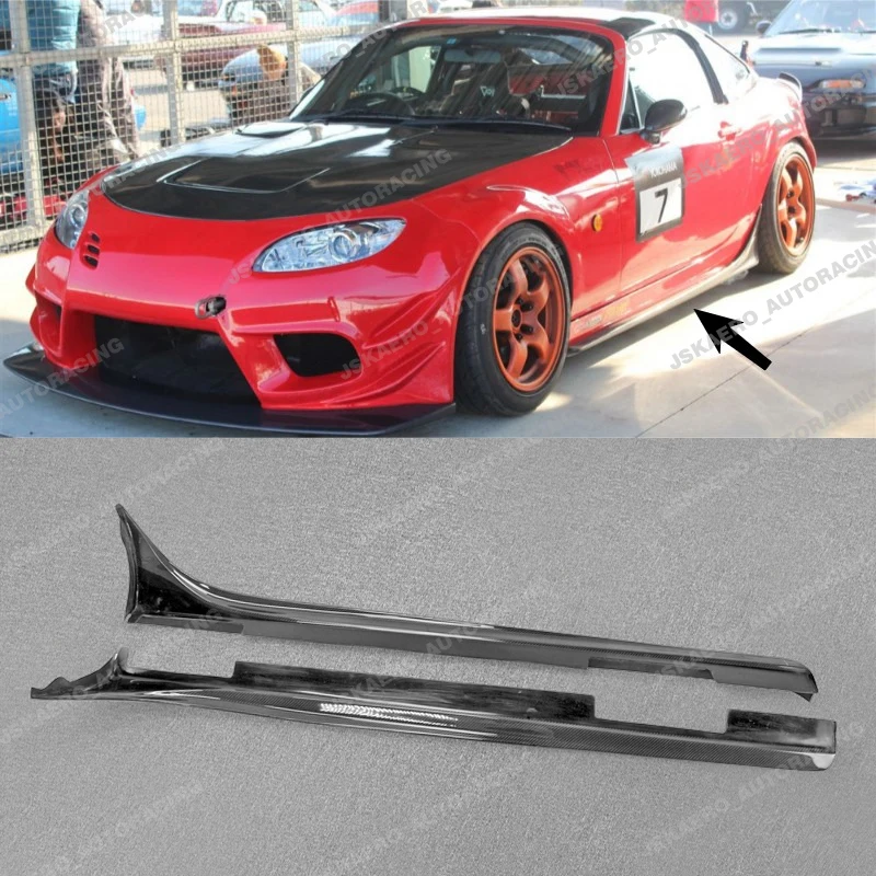 For Mazda MX5 NC/NCEC Miata Roadster Carbon Fiber Side Skirt Extension car BodyKits 2PCS
For Mazda MX5 NC/NCEC Miata Roadster Carbon Fiber Side Skirt Extension car BodyKits 2PCS