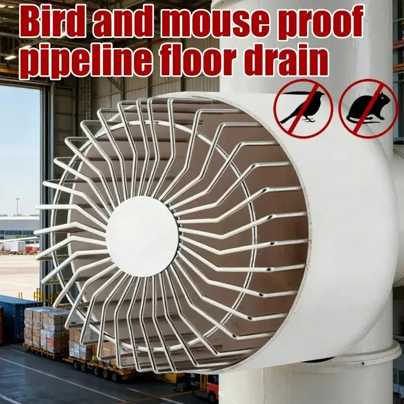 Downpipe Strainer Gutter Guard Stainless Steel Anti-blocking Balcony Drainage Cover Anti Rodent Anti Bird Drain Grille
Downpipe Strainer Gutter Guard Stainless Steel Anti-blocking Balcony Drainage Cover Anti Rodent Anti Bird Drain Grille