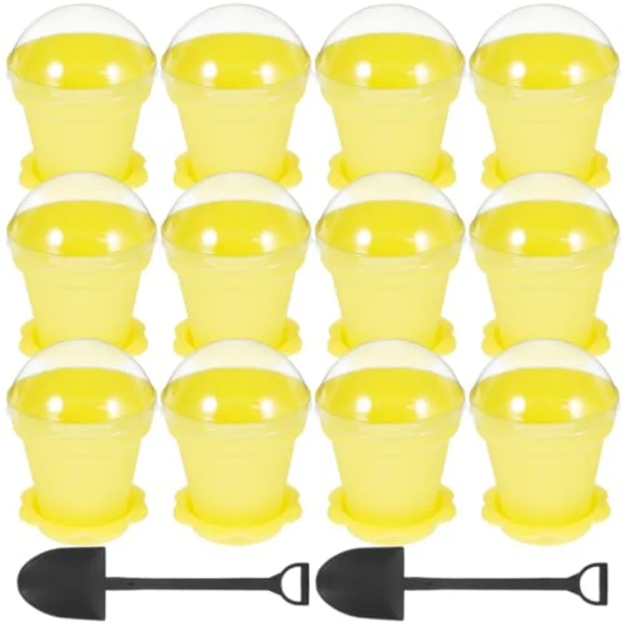 20Pack Plastic Dessert Cups Flower Pot Dessert Cups with Lids Spoons for Cakes Pudding Mousse Ice Cream Ideal for Parties and E
20Pack Plastic Dessert Cups Flower Pot Dessert Cups with Lids Spoons for Cakes Pudding Mousse Ice Cream Ideal for Parties and E