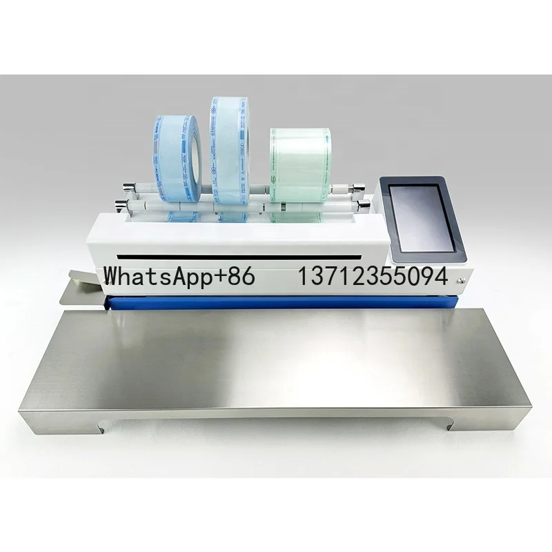 Automatic Medical Sealer Sterilization Package Roll Bag Cutting Sealing Machine
Automatic Medical Sealer Sterilization Package Roll Bag Cutting Sealing Machine