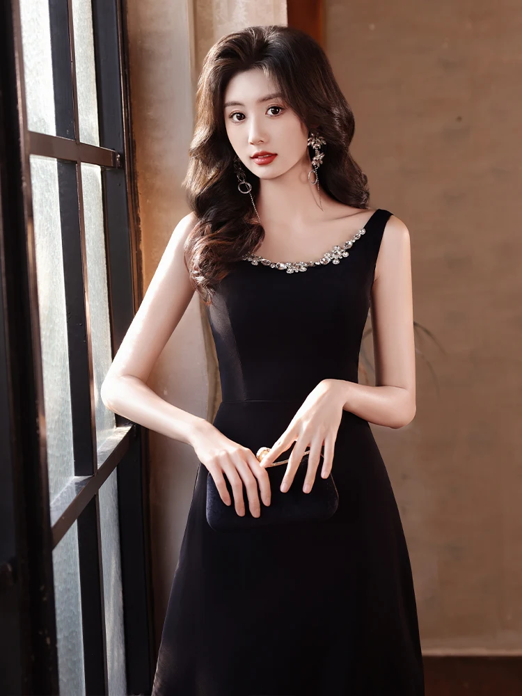 Ele Bla Evening Gown Women's Dr Luxury Subtle High-End Lady's Dr Summer High-End Sensation Can Be Worn Regularly
Ele Bla Evening Gown Women's Dr Luxury Subtle High-End Lady's Dr Summer High-End Sensation Can Be Worn Regularly