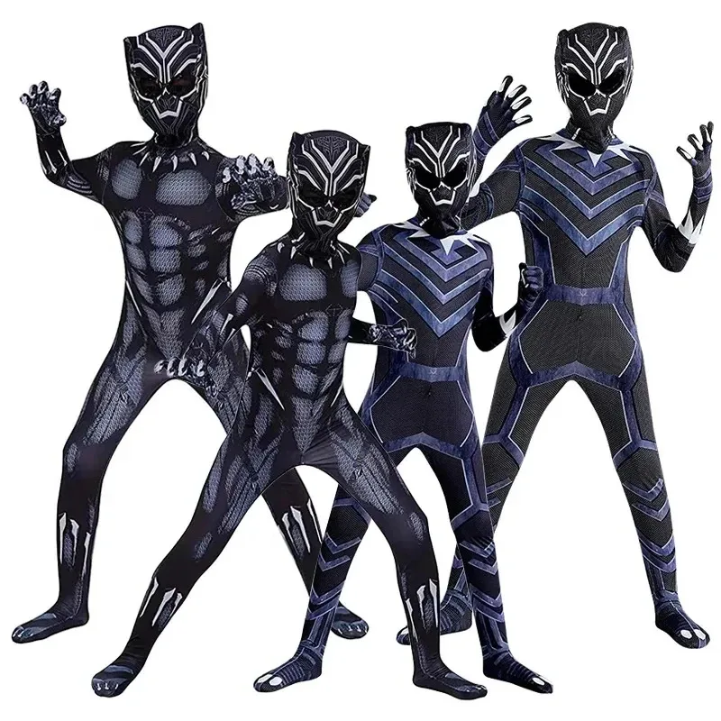 Anime Black Panther Cosplay Costume Superhero T'Challa Cosplay Jumpsuits Children Men Boys Panther Halloween Bodysuits Dress Up
Anime Black Panther Cosplay Costume Superhero T'Challa Cosplay Jumpsuits Children Men Boys Panther Halloween Bodysuits Dress Up