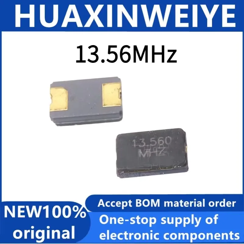 50/100pcs Surface mounted passive crystal oscillator 5032 2P 2-pin 13.560M 13.560MHz 13.56MHz crystal oscillator
50/100pcs Surface mounted passive crystal oscillator 5032 2P 2-pin 13.560M 13.560MHz 13.56MHz crystal oscillator