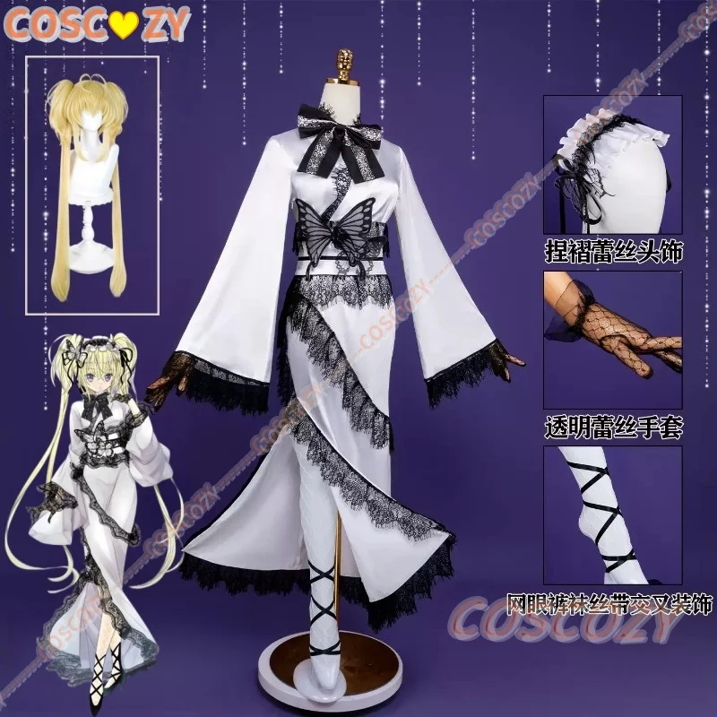 Cosplay Anime Shugo Chara Tsukiyomi Utau Costume Hoshina Utau Chinese Style White Cheongsam Dress Wig Halloween Disguise
Cosplay Anime Shugo Chara Tsukiyomi Utau Costume Hoshina Utau Chinese Style White Cheongsam Dress Wig Halloween Disguise