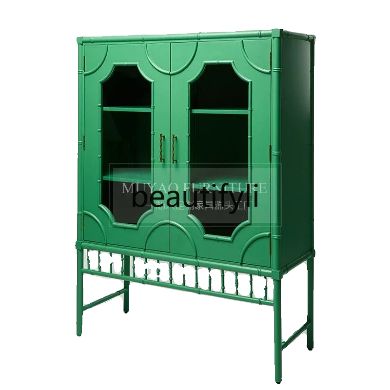 11American solid wood, household wine cabinet, French retro green tea water cabinet, modern simple living room storage locker
11American solid wood, household wine cabinet, French retro green tea water cabinet, modern simple living room storage locker