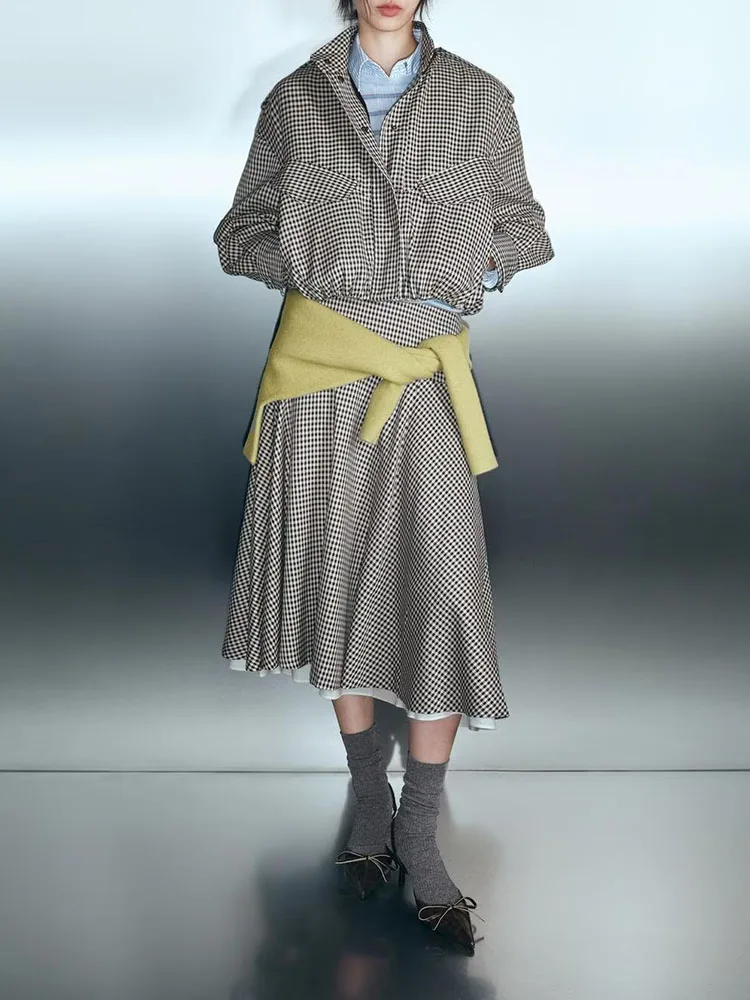 Sweet Stylish Comfortable Plaid Jacket Outerwear New Arrival Spring 2026 Women's Fashion Commute Style Loose Fit Long Sleeve
Sweet Stylish Comfortable Plaid Jacket Outerwear New Arrival Spring 2026 Women's Fashion Commute Style Loose Fit Long Sleeve