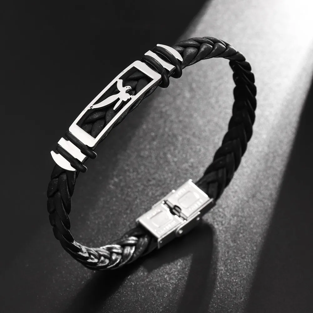 Trend Silicone Stainless Steel Eagle Bracelet Charming Men's Bracelet New Fashion Jewelry Accessories Party Valentine's Day Gift
Trend Silicone Stainless Steel Eagle Bracelet Charming Men's Bracelet New Fashion Jewelry Accessories Party Valentine's Day Gift