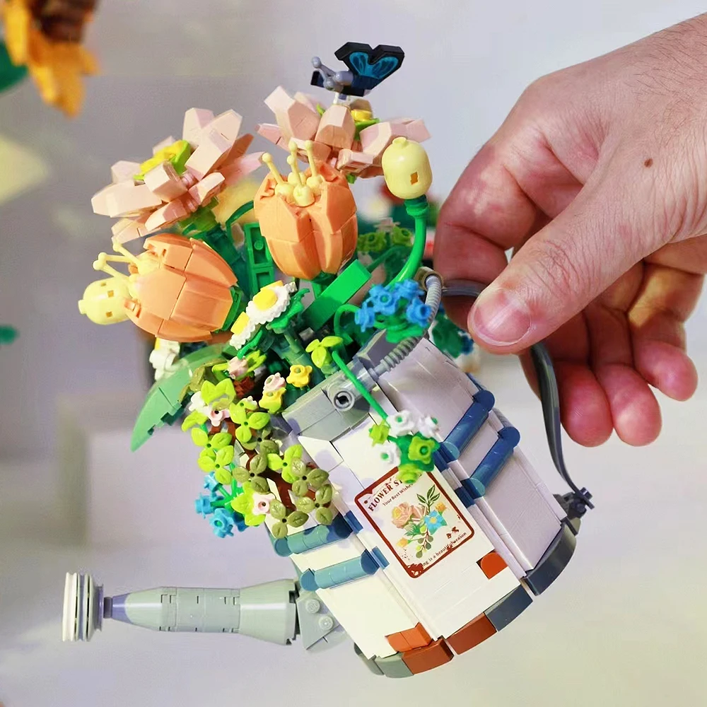 Mini Bricks Flower Bouquet Moc Modularize Create Ideas Adorable Building Blocks Bricks Model Educational Toy Gift 973pcs
Mini Bricks Flower Bouquet Moc Modularize Create Ideas Adorable Building Blocks Bricks Model Educational Toy Gift 973pcs