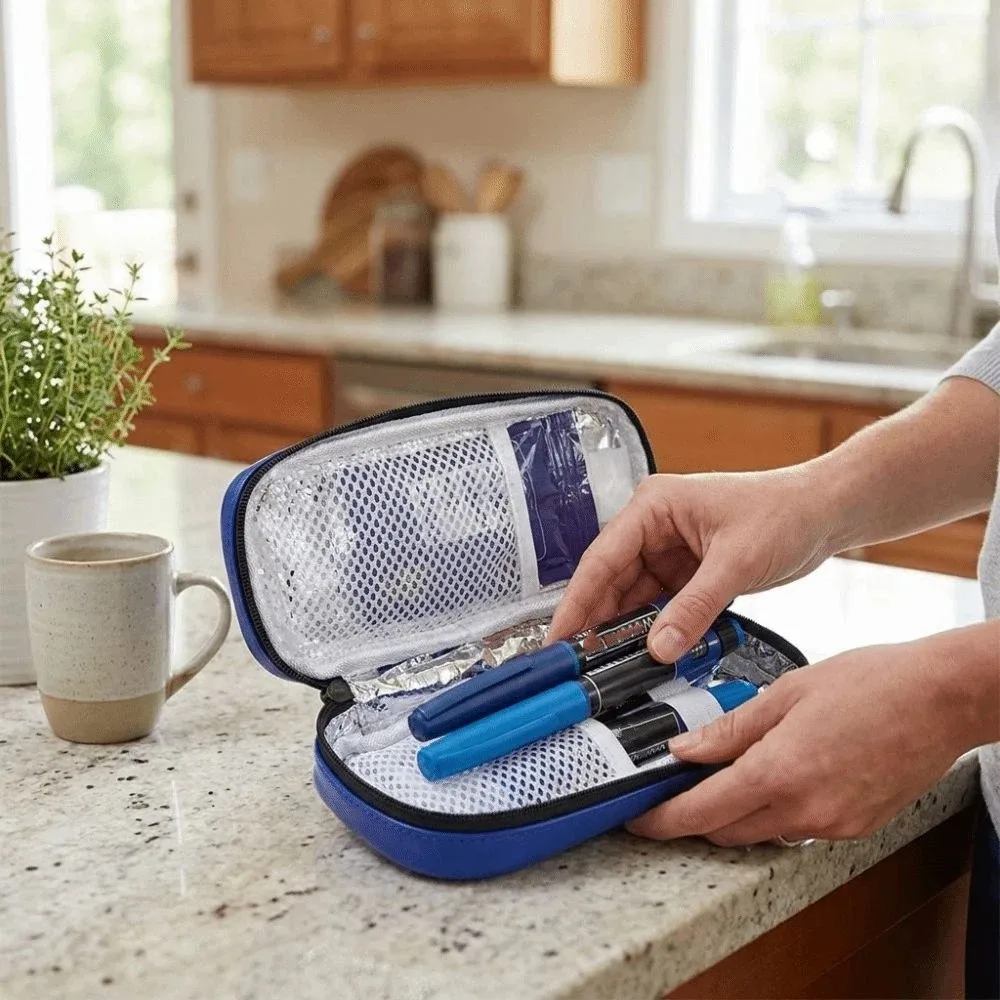 Waterproof Insulin Cooling Bag Portable PU Material Insulin Travel Cooler Case Wear-resistant Thermal Insulated
Waterproof Insulin Cooling Bag Portable PU Material Insulin Travel Cooler Case Wear-resistant Thermal Insulated