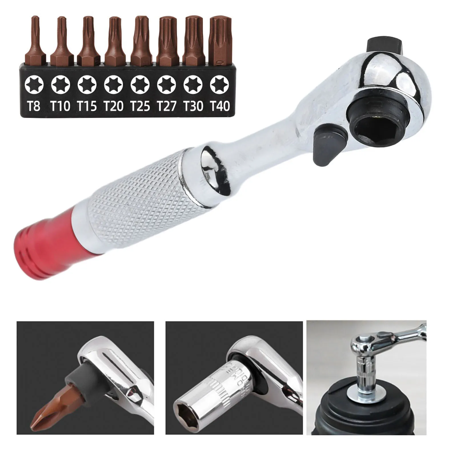 1/4" Drive Socket Set 6 Point Hex Sockets C-R-V Socket Wrench Set Ratchet Socket Bit Head Adapter For Torque Spanner
1/4" Drive Socket Set 6 Point Hex Sockets C-R-V Socket Wrench Set Ratchet Socket Bit Head Adapter For Torque Spanner