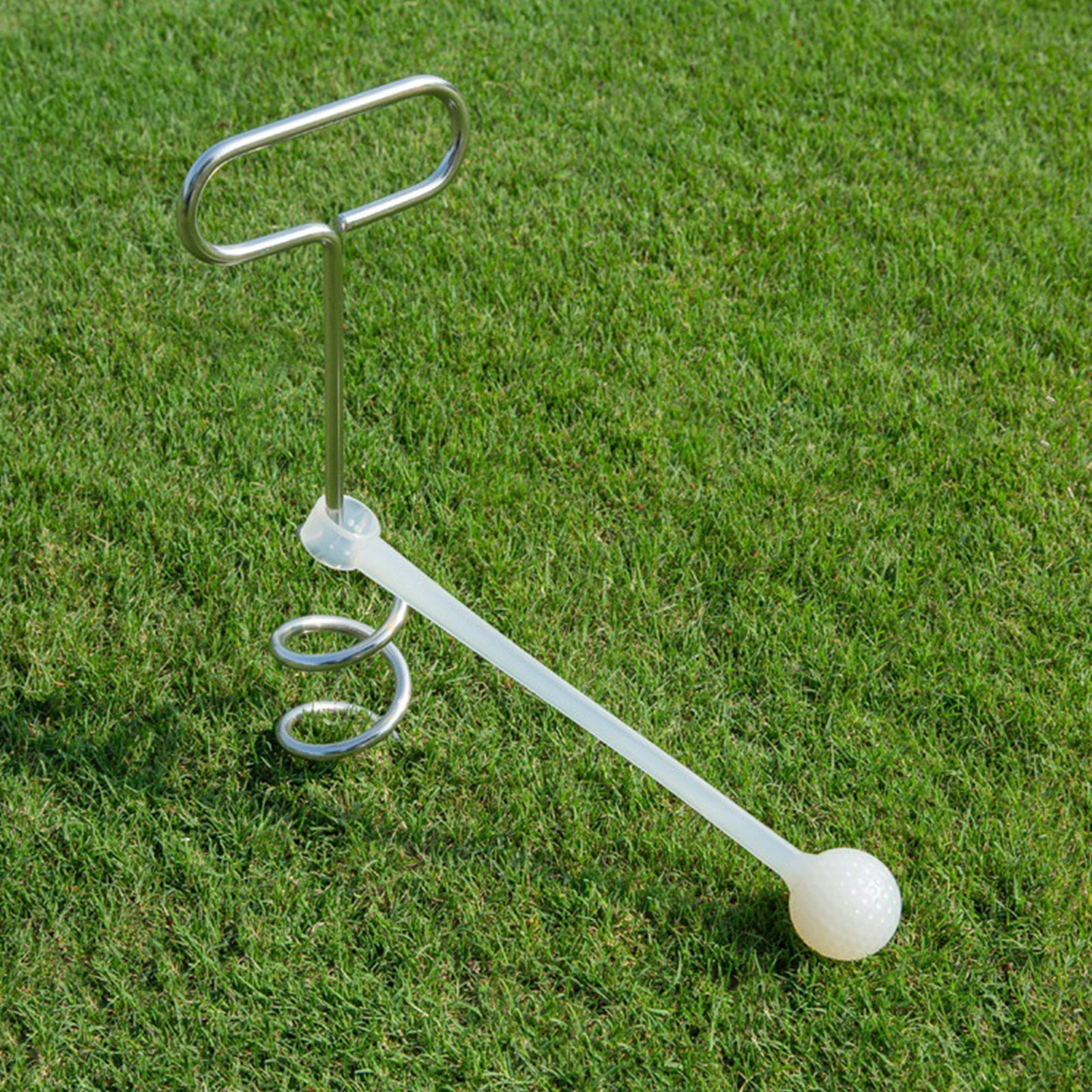 Golf Swing Trainer Spiral Insertion Rotary Ball Cutting Exerciser 360 degree rotation 33x12cm 304 stainless steel ultra-portable
Golf Swing Trainer Spiral Insertion Rotary Ball Cutting Exerciser 360 degree rotation 33x12cm 304 stainless steel ultra-portable