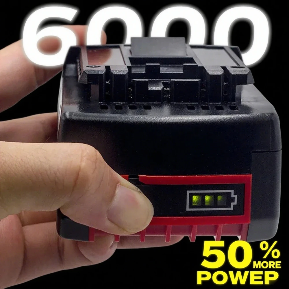 14.4V 6000mAh Rechargeable Battery For Bosch Power Tool For GBH GDR GSR 1080 DDS180 BAT614G Replacement Li-ion Battery.
14.4V 6000mAh Rechargeable Battery For Bosch Power Tool For GBH GDR GSR 1080 DDS180 BAT614G Replacement Li-ion Battery.