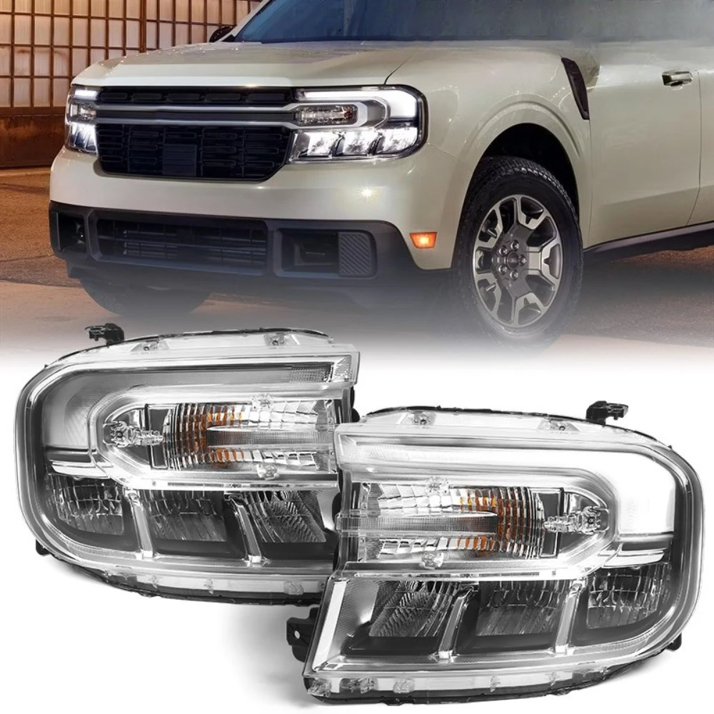 For Ford Maverick 2022-2024 Chrome w/ LED DRL Headlights Left & Right w/ Bulb
For Ford Maverick 2022-2024 Chrome w/ LED DRL Headlights Left & Right w/ Bulb