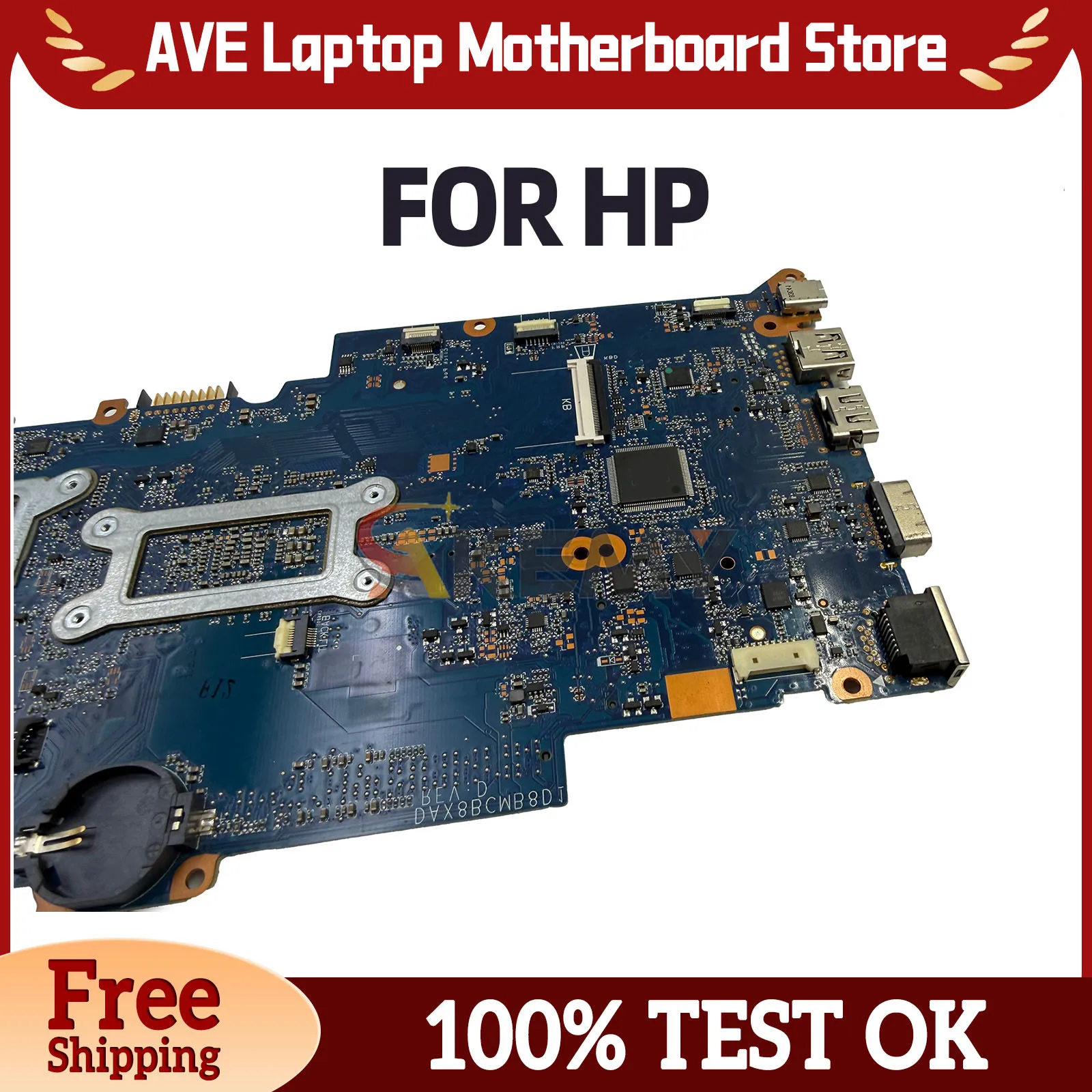 DAX8BCMB8D1 Motherboard For HP ZHAN 66 PRO G1 X8B Laptop Mainboard i5-8250U i7-8550U CPU V2G Fully Tested
DAX8BCMB8D1 Motherboard For HP ZHAN 66 PRO G1 X8B Laptop Mainboard i5-8250U i7-8550U CPU V2G Fully Tested