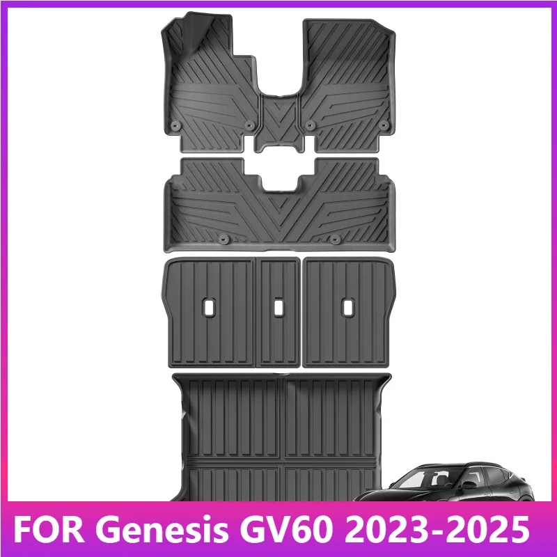 Floor Mats For Genesis GV60 2023 2024 2025 TPE Floor Mats Cargo Liner Trunk Mats Floor Liner Backrest Pad Protection Black
Floor Mats For Genesis GV60 2023 2024 2025 TPE Floor Mats Cargo Liner Trunk Mats Floor Liner Backrest Pad Protection Black