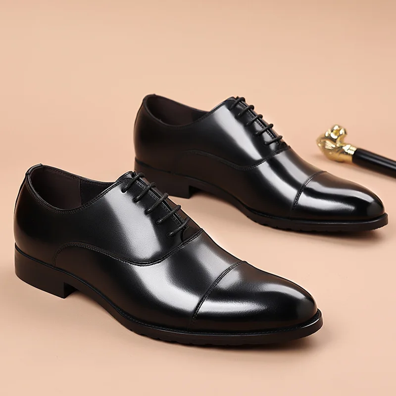 Oxford Shoes Dress Man Shoes Business Cowhide British Seasons Wedding Men Shoes
Oxford Shoes Dress Man Shoes Business Cowhide British Seasons Wedding Men Shoes
