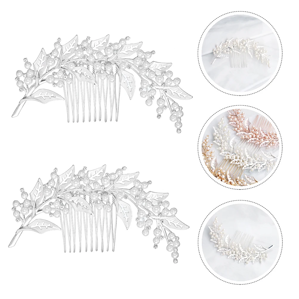 Pearl Rhinestone Comb Accessories Women Hair Comb Women Bridal Wedding Tiaras Leaf Shape Bridesmaids Party Prom
Pearl Rhinestone Comb Accessories Women Hair Comb Women Bridal Wedding Tiaras Leaf Shape Bridesmaids Party Prom
