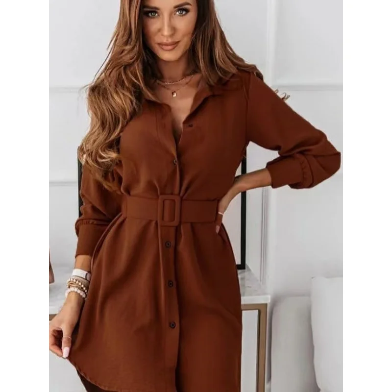2026 New Plus Size Women's Woven Belted Shirt Office Commuter Elegant Comfortable Breathable Top for Work
2026 New Plus Size Women's Woven Belted Shirt Office Commuter Elegant Comfortable Breathable Top for Work