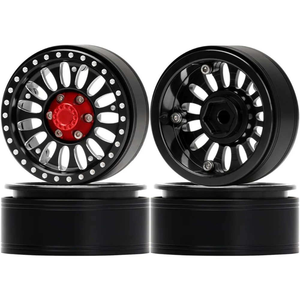 4Pcs Metal 1.9 Inch Beadlock Wheel Hub Rim for 1/10 RC Crawler Car Traxxas TRX4 Defender Axial SCX10 90046 F350 D90 CC01 Jeep
4Pcs Metal 1.9 Inch Beadlock Wheel Hub Rim for 1/10 RC Crawler Car Traxxas TRX4 Defender Axial SCX10 90046 F350 D90 CC01 Jeep