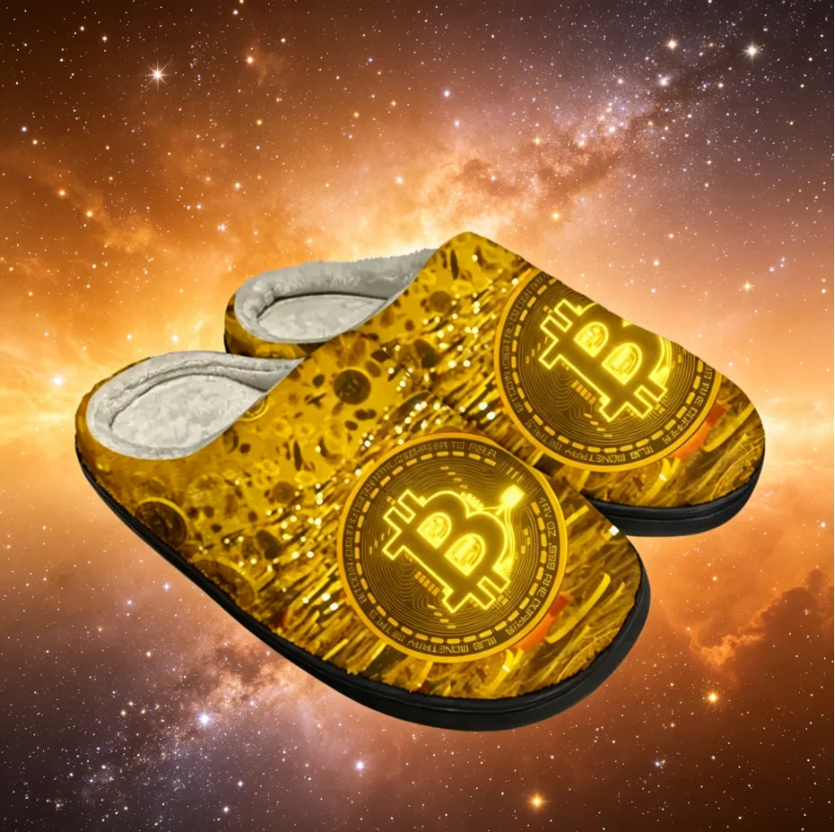 Bitcoin Custom Cotton Slippers Crypto Coin Print Soft Plush Warm Unisex Winter Indoor House Slippers
Bitcoin Custom Cotton Slippers Crypto Coin Print Soft Plush Warm Unisex Winter Indoor House Slippers