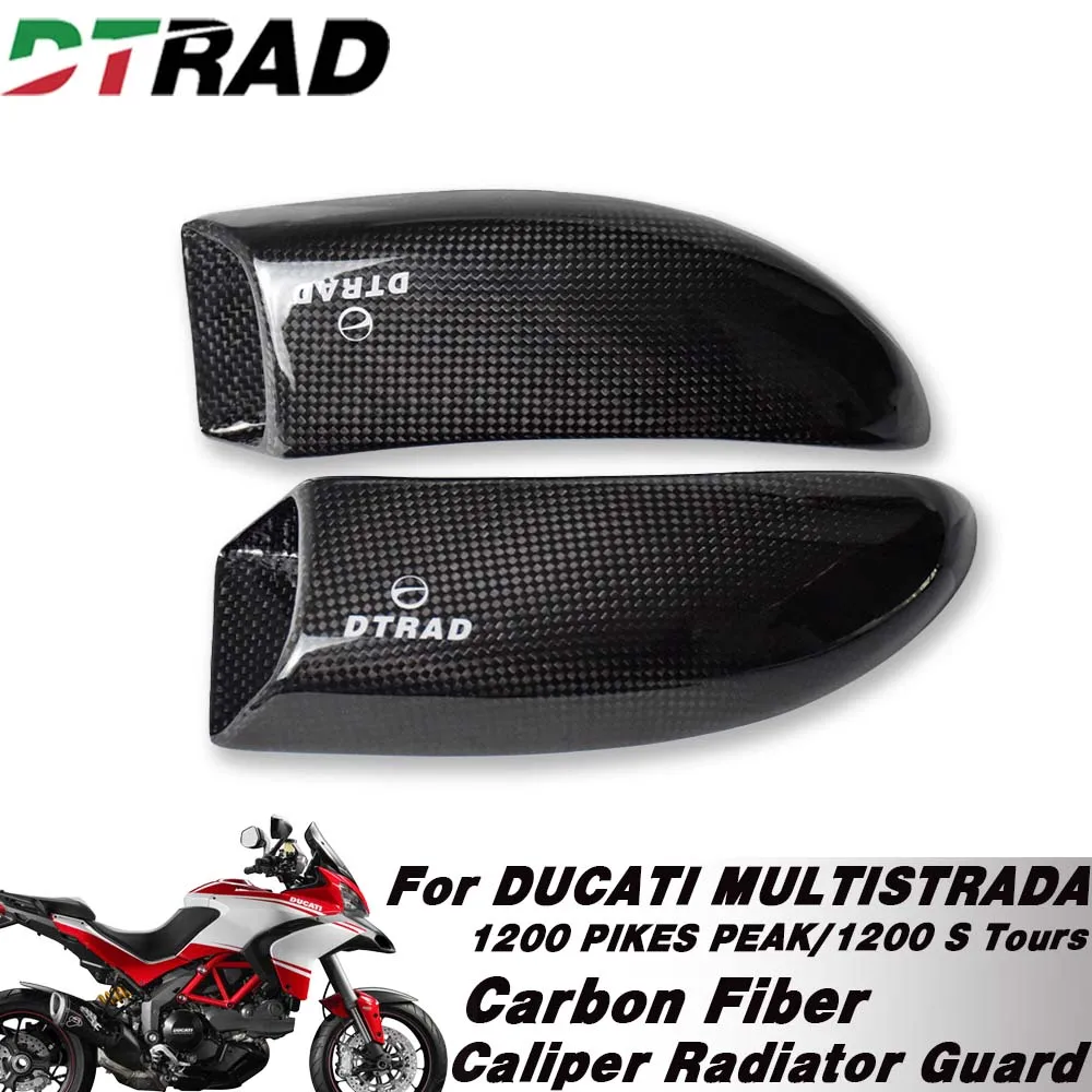 For DUCATI MULTISTRADA 1200 PIKES PEAK/S Tours 2013-2014 Carbon Fiber Radiator Guard Cooler Front Brake Ducts Cooling System
For DUCATI MULTISTRADA 1200 PIKES PEAK/S Tours 2013-2014 Carbon Fiber Radiator Guard Cooler Front Brake Ducts Cooling System