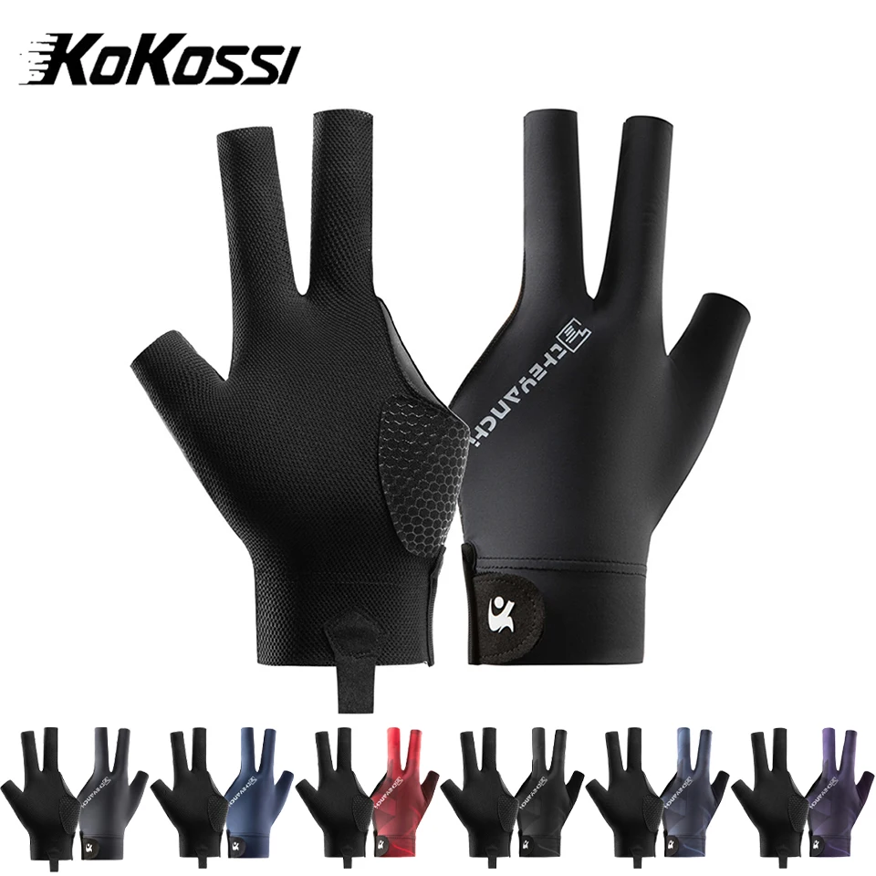 KoKossi Billiards Gloves Three Finger Lightweight Breathable Exposed Finger Anti slip Snooker Anti slip 1Pcs Table Tennis Gloves
KoKossi Billiards Gloves Three Finger Lightweight Breathable Exposed Finger Anti slip Snooker Anti slip 1Pcs Table Tennis Gloves
