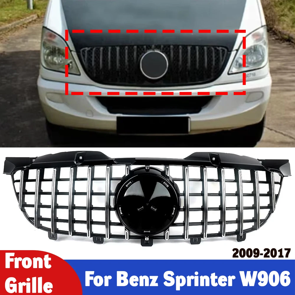 Для Mercedes-Benz Sprinter W906 передняя решетка глянцевый черный ABS 2009-2017 запасная решетка радиатора автомобильные аксессуары
Для Mercedes-Benz Sprinter W906 передняя решетка глянцевый черный ABS 2009-2017 запасная решетка радиатора автомобильные аксессуары