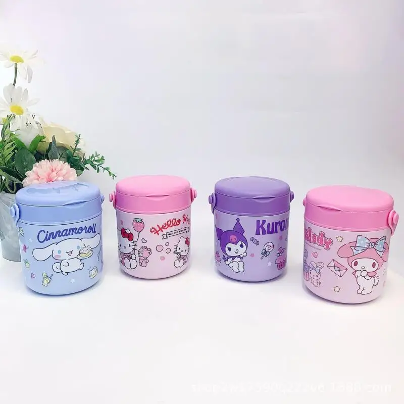 Sanrio Hello Kitty Kuromi My Melody Lunch Box Hit Product New Product Kawaii Cartoon Portable Large Capacity Outdoors Campus
Sanrio Hello Kitty Kuromi My Melody Lunch Box Hit Product New Product Kawaii Cartoon Portable Large Capacity Outdoors Campus