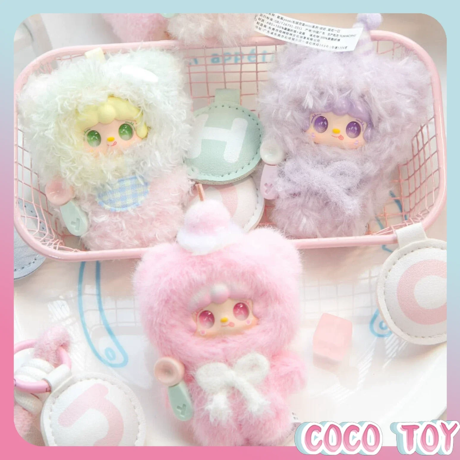 Official Yooki Hello Take a Bite MINI series trendy blind box plush doll lovely bag charm limited collectible gift for pre-sale
Official Yooki Hello Take a Bite MINI series trendy blind box plush doll lovely bag charm limited collectible gift for pre-sale