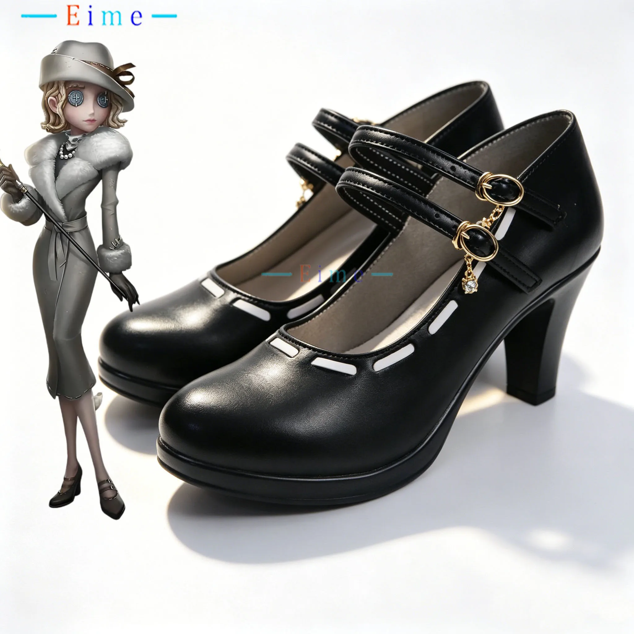 Game Identity V Faro Lady Cosplay Shoes Black High Heels PU Leather Shoes Big Size Halloween Carnival Boots Custom Made
Game Identity V Faro Lady Cosplay Shoes Black High Heels PU Leather Shoes Big Size Halloween Carnival Boots Custom Made