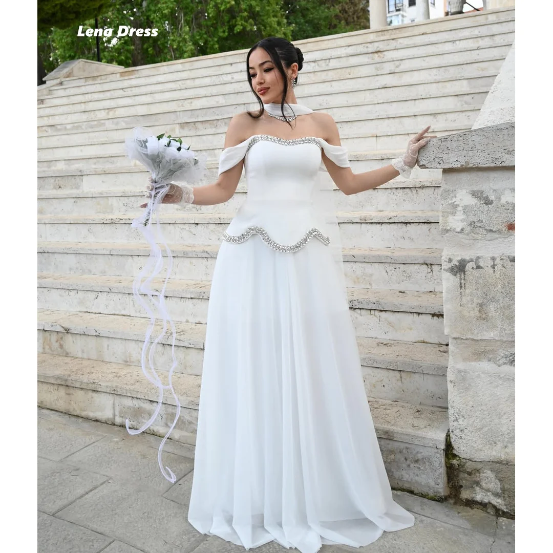 Lena Rhinestone Formal & Evening Gowns White Prom Luxury Dresses for Special Occasions Wedding Elegant Party Dresses Customized
Lena Rhinestone Formal & Evening Gowns White Prom Luxury Dresses for Special Occasions Wedding Elegant Party Dresses Customized