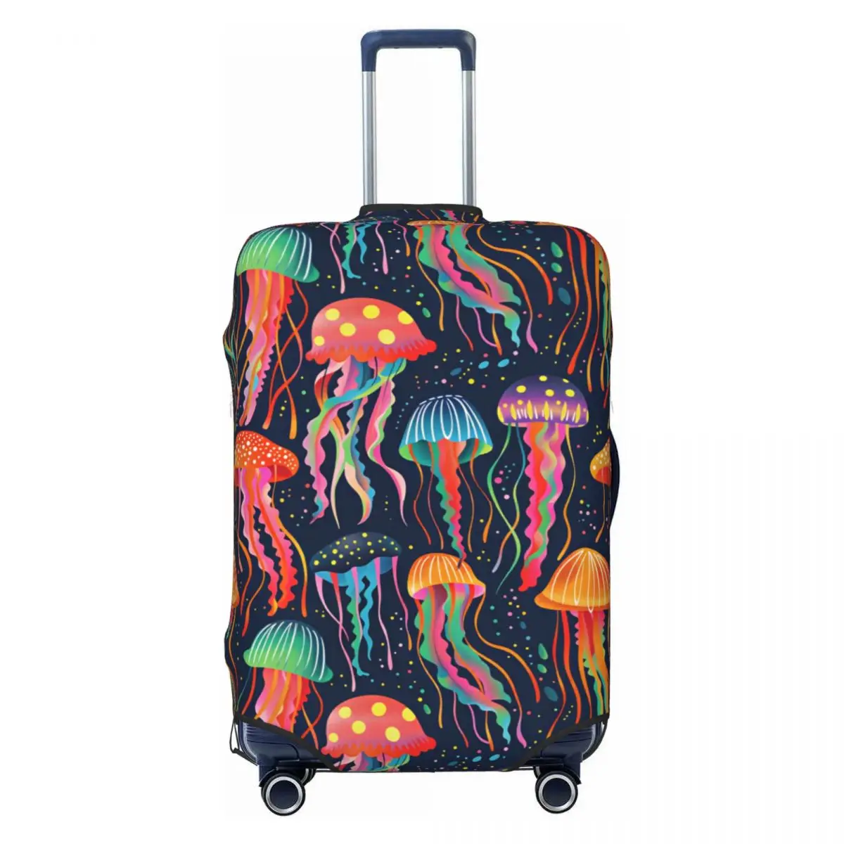 Cute Colorful Polka Dot Jellyfish Pattern Luggage Cover Protector Washable Travel Suitcase Covers
Cute Colorful Polka Dot Jellyfish Pattern Luggage Cover Protector Washable Travel Suitcase Covers