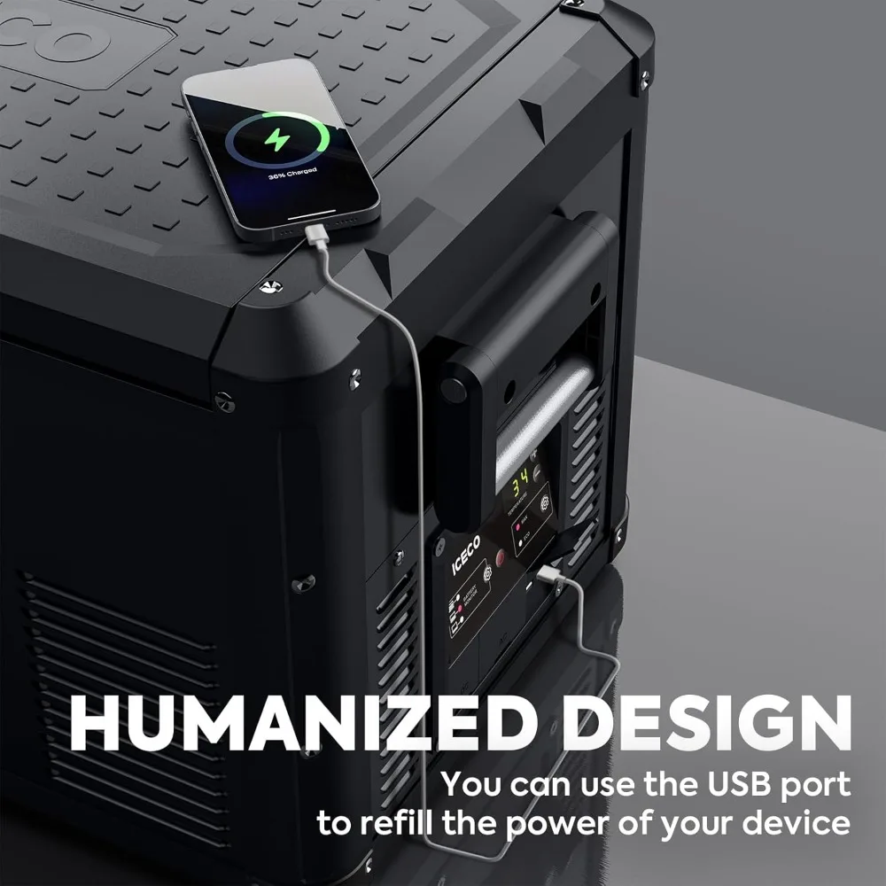 VL35 ProS 35 Liters Portable Refrigerator, Multi-directional Lid, Dual USB & DC 12/24V, AC 110-240V
VL35 ProS 35 Liters Portable Refrigerator, Multi-directional Lid, Dual USB & DC 12/24V, AC 110-240V
