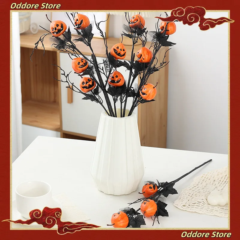 Tri-Leaf Small Pumpkin Halloween Decoration Accessories Smiling Face Photography Props Hot Sale Smiling Pumpkin Home Decor
Tri-Leaf Small Pumpkin Halloween Decoration Accessories Smiling Face Photography Props Hot Sale Smiling Pumpkin Home Decor