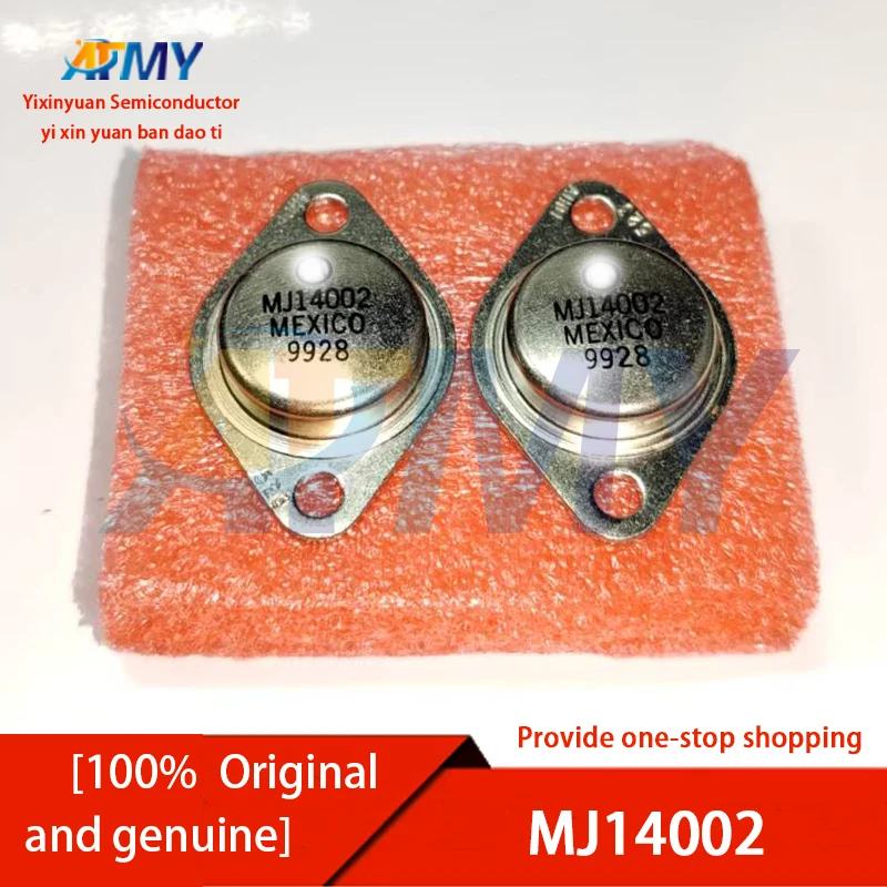 2piece MJ14002 MJ14002G Imported Gold-Sealed Transistor TO-3 Power Transistor
2piece MJ14002 MJ14002G Imported Gold-Sealed Transistor TO-3 Power Transistor