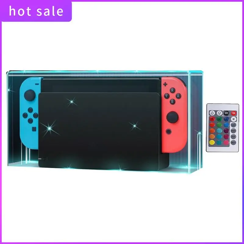 Clear Dust Cover With RGB Luminous Base For Switch/OLED Protection Cover Protective Sleeve Acrylic Display Shell Easy Install F
Clear Dust Cover With RGB Luminous Base For Switch/OLED Protection Cover Protective Sleeve Acrylic Display Shell Easy Install F