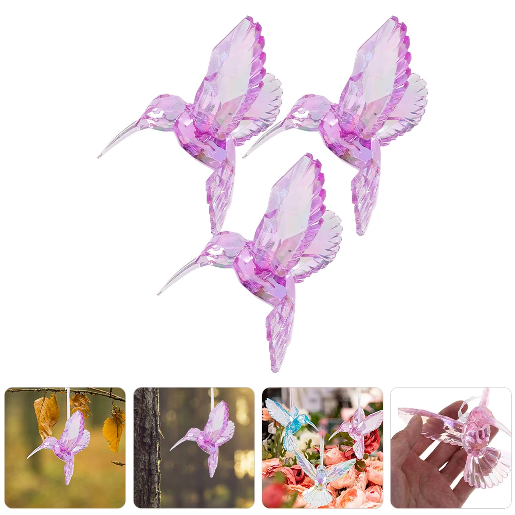 3 Pcs Fantasy Acrylic Bird Pendant Clear Decoration for Bedroom Charm Decorative Hummingbird
3 Pcs Fantasy Acrylic Bird Pendant Clear Decoration for Bedroom Charm Decorative Hummingbird