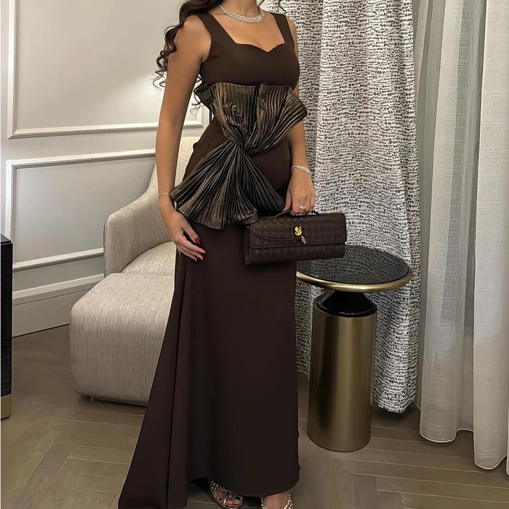 CustomizedBow Court Train Square Neck Floor Length A-Line Elegant and Temperament Evening Dress Custom Size Celebrity Gowns Slee
CustomizedBow Court Train Square Neck Floor Length A-Line Elegant and Temperament Evening Dress Custom Size Celebrity Gowns Slee