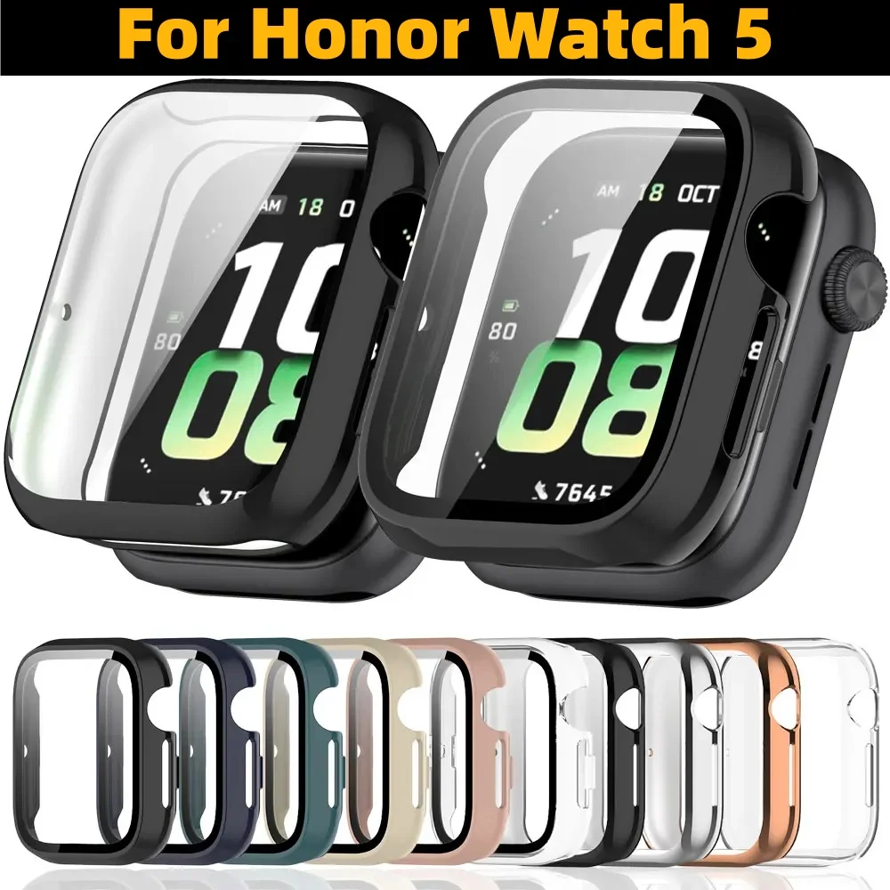 Full Coverage Anti-Scratch Protective Cover with Built-in Glass Film For Honor Watch 5
Full Coverage Anti-Scratch Protective Cover with Built-in Glass Film For Honor Watch 5