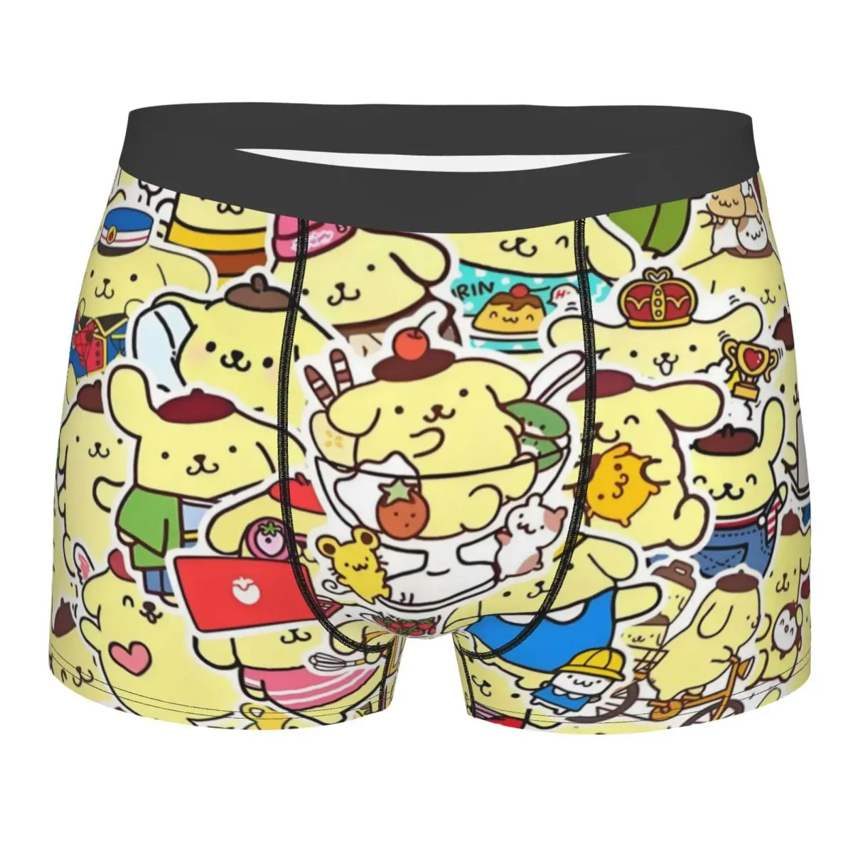 Мужское крутое нижнее белье Sanrio с помпонами на заказ, милые трусы-боксеры в стиле аниме, эластичные шорты, трусы, трусы
Мужское крутое нижнее белье Sanrio с помпонами на заказ, милые трусы-боксеры в стиле аниме, эластичные шорты, трусы, трусы