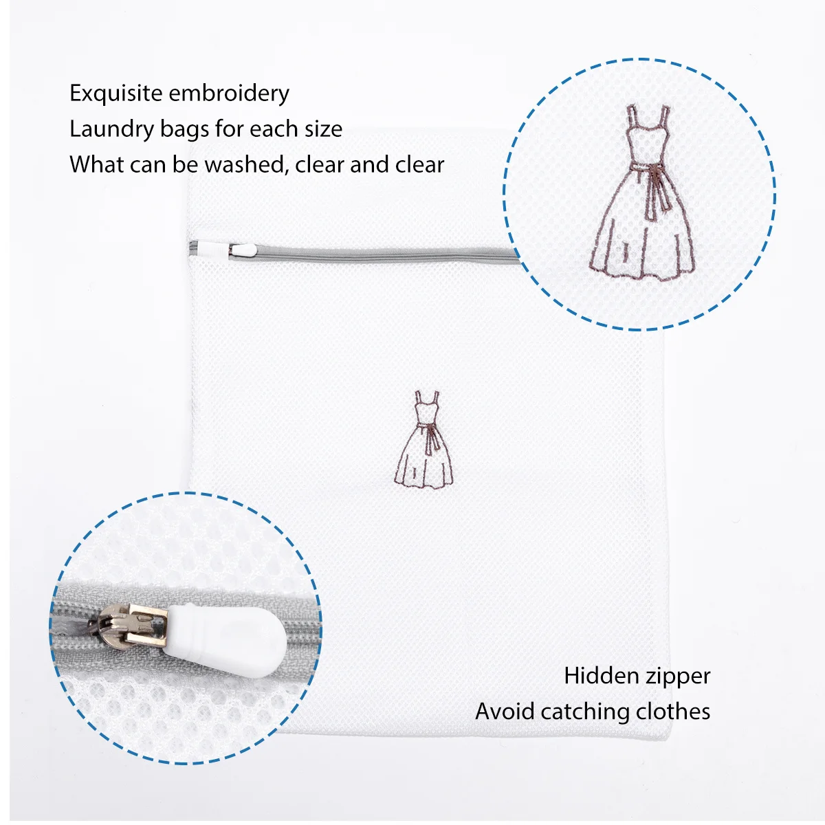 6Pcs High Quality Mesh Laundry Bags for Delicate Clothes Wrinkle Free and Deformation Prevention Delicates Laundry Bag
6Pcs High Quality Mesh Laundry Bags for Delicate Clothes Wrinkle Free and Deformation Prevention Delicates Laundry Bag