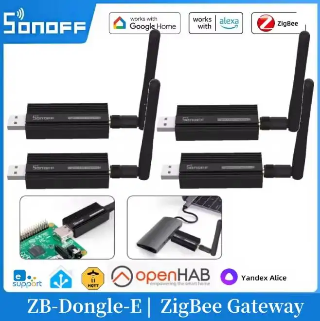 SONOFF Zigbee Dongle-E 3.0 USB-ключ Универсальный шлюз ZigBee через ZHA или Zigbee2MQTT Поддержка SONOFF ZBMINI S26ZBR2 SNZB
SONOFF Zigbee Dongle-E 3.0 USB-ключ Универсальный шлюз ZigBee через ZHA или Zigbee2MQTT Поддержка SONOFF ZBMINI S26ZBR2 SNZB